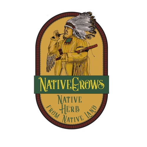 native herb from native land Design by Windmill Designer™