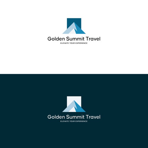 Wordmark logo for travel company looking to elevate (summit) travel experiences Design by Graphicsbrand