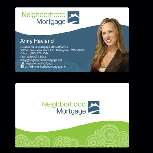 Business Card Design for Modern Mortgage Firm | Stationery contest