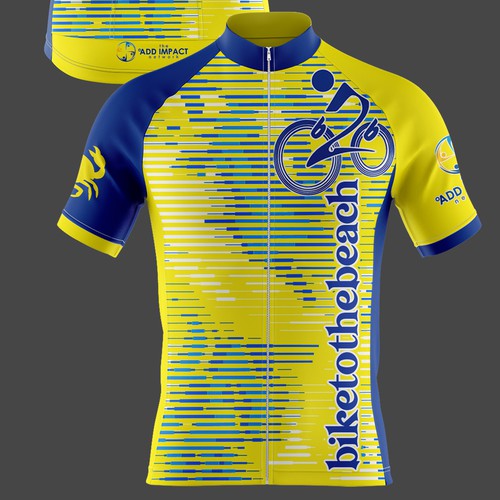 Cycling Jersey for Autism Charity Ride Design by darajatiart