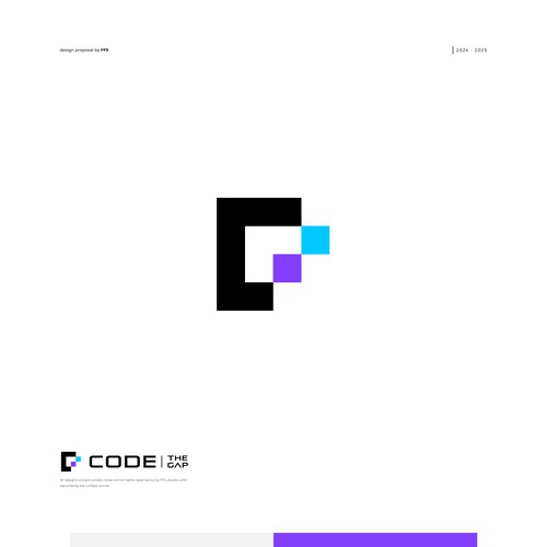 tech-inspired logo for software agency Design by FF3 ˢᵗᵘᵈⁱᵒ