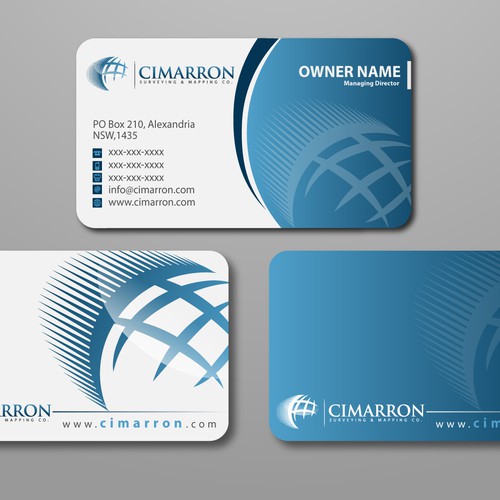 stationery for Cimarron Surveying & Mapping Co., Inc. Ontwerp door expert desizini