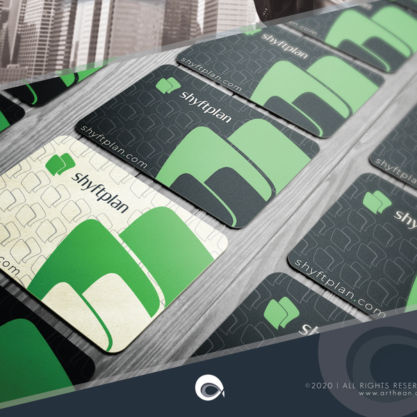 Businss card design for tech co