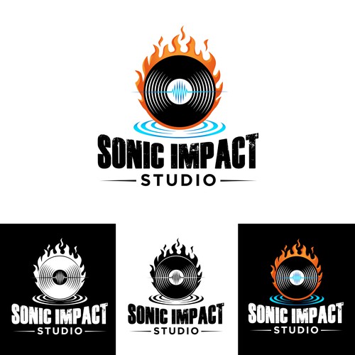 "Looking for a explosive logo that will make a Sonic Impact for a Recording Studio!" Design by PAIJO PETHEL