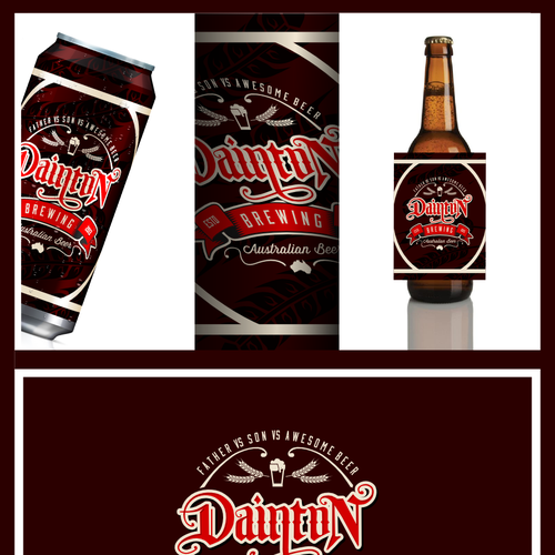 logo for Dainton Brewing Diseño de Widakk