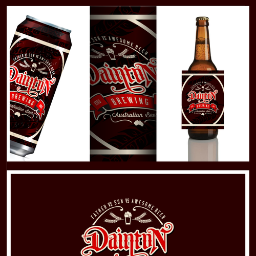 logo for Dainton Brewing Design by Widakk