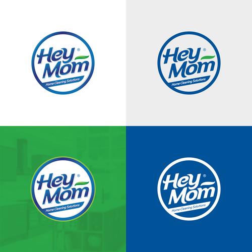 Design a badge logo for hey mom cleaning products/sprays, Logo design  contest