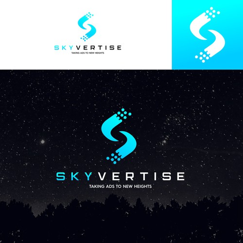 A Startup using drone tech to advertise in the sky Design by Nelli Designer