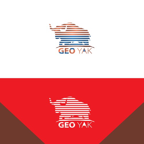 Yak-based logo for tech startup providing geospatial products and services Design von multigraphicz™