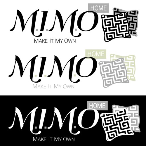 logo for MIMOhome Diseño de Pickled-Inkling