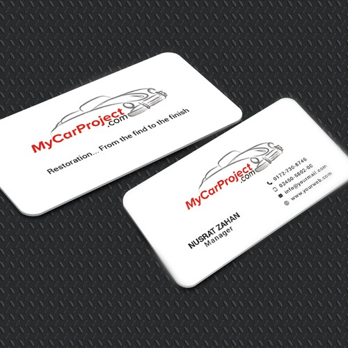 Create A Great Business Card For MyCarProject