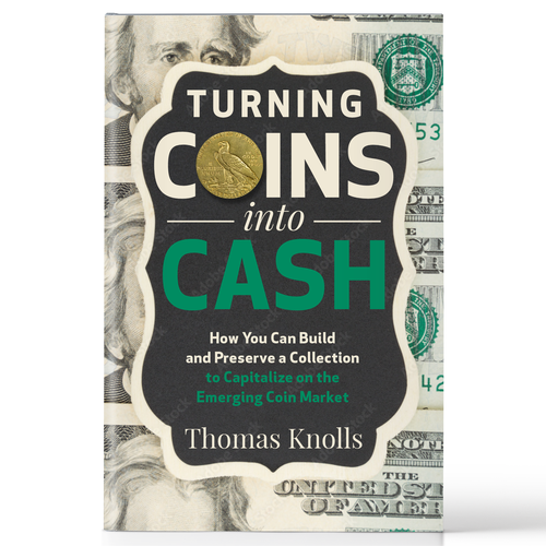 book cover for people who want to find financial success in coin collecting Design by Arbëresh®