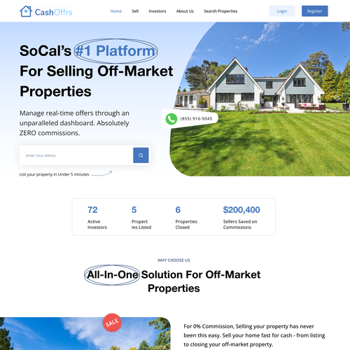 Real Estate Platform Design by NANOVSKYI