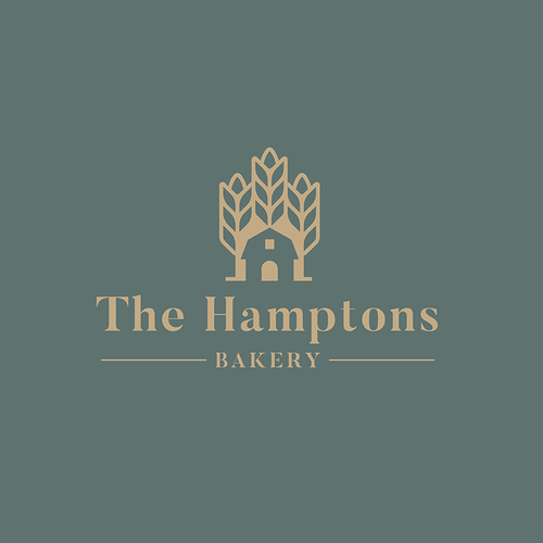 The Hamptons Bakery Logo Design by OUIME™