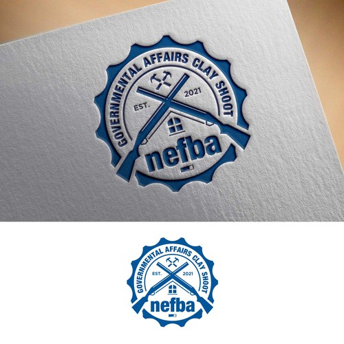 Homebuilders Clay Shoot Logo Design by gbrs