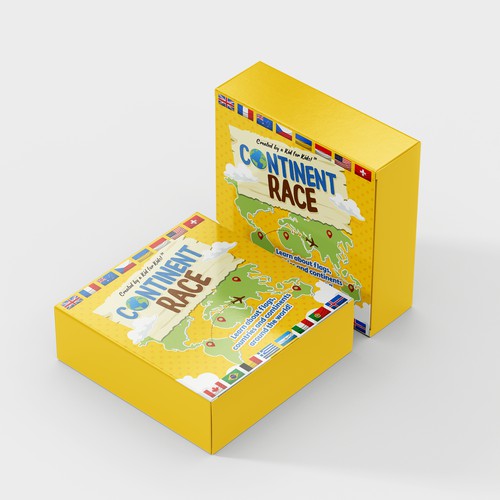 Continent Race - Kids Game -  Learn about the World! Design réalisé par Mrs Design ♥