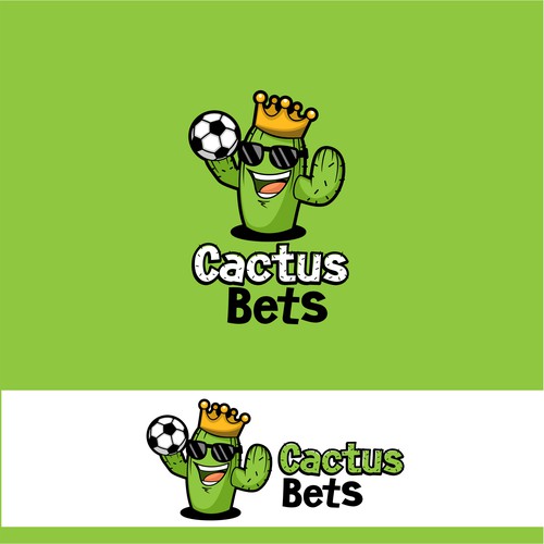 Cactusbets - professional but playful football betting logo