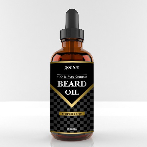 Create a High End Label for an All Natural Beard Oil! Design by Shark1@