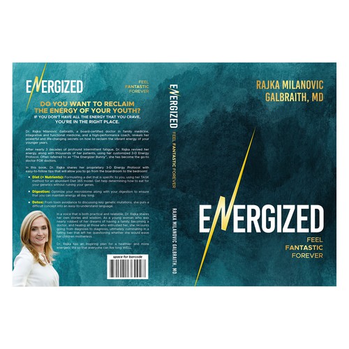 Design a New York Times Bestseller E-book and book cover for my book: Energized Design by Klassic Designs