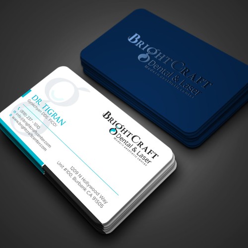 Modern Dental and Medical SPA business card Design réalisé par RENEXIT