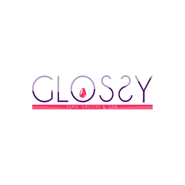 Design by TiCouly titled "Create a GLOSSY logo for Glossy Nail Salon & Spa"