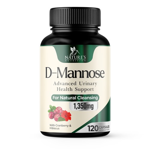 Colorful D-Mannose Design Needed for Nature's Nutrition Design by UnderTheSea™