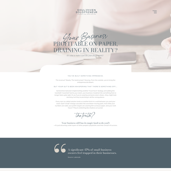Website Design for Marketing Coach