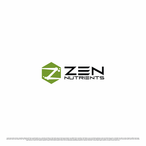 When science and nature collide.....need a modern zen nutrients supplement brand logo. Design by swidd