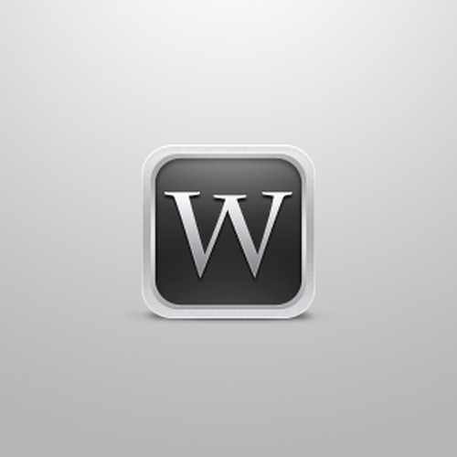 iPhone/iPad Wikipedia App Icon (free copy to all entrants) Diseño de ulrikstoch