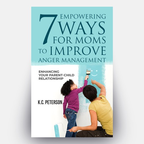 "A Powerful Book Cover Connecting to Moms with Anger Management Issues" Design by Hisna