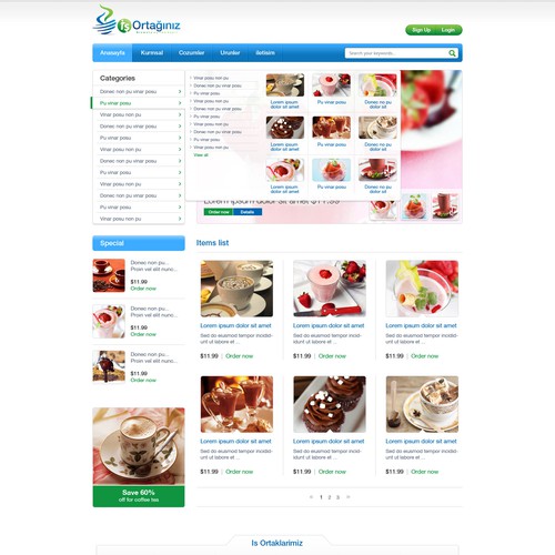 Web page design contest entry by M_H_K