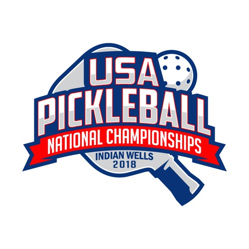 Designs USA Pickleball National Championships Event Logo Logo