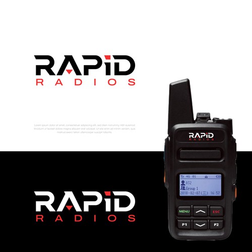 Masculine and Hip design for Walkie Talkie Brand Design by Half-Tone™