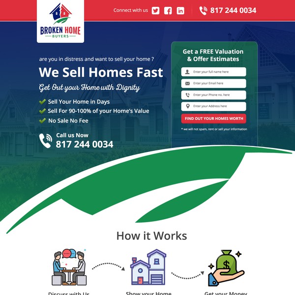 Dynamic Real Estate Landing Page