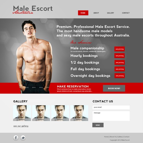 The Best Gay Escort Service Page