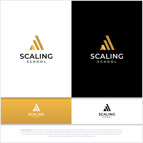 Design A Logo + Brand Guide For The "Scaling School" Diseño de PATKIJING!