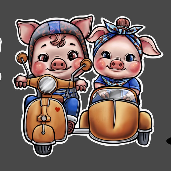 CUTE PIGGY FOR T SHIRT