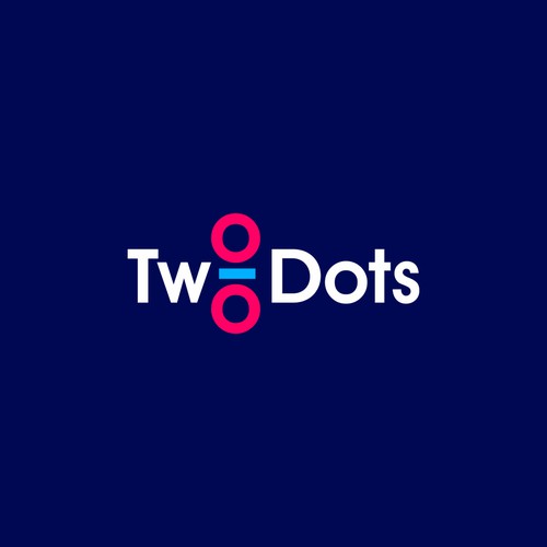 Two Dots Software Fraud Prevention Logo Design - Modern and Simple! Design by KAYA graphcis™