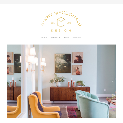 Create a brand logo for an interior designer Design by Nelia Kennedy