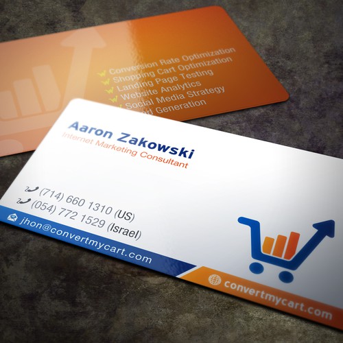 New stationery wanted for Aaron Zakowski Design by Cre8tivemind