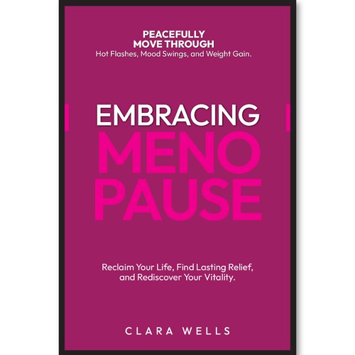 I need a book cover that connects with women about menopause Design by Creative_Crafter