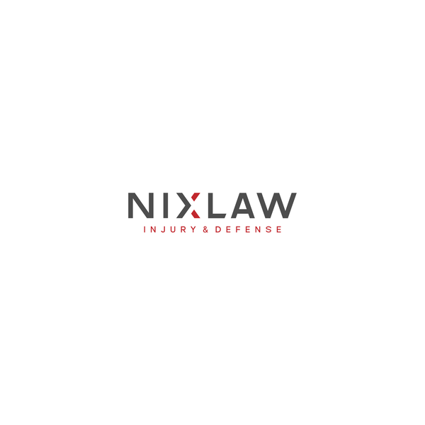 Design by A2 DESIGN® titled "NIX LAW - INJURY & DEFENSE"
