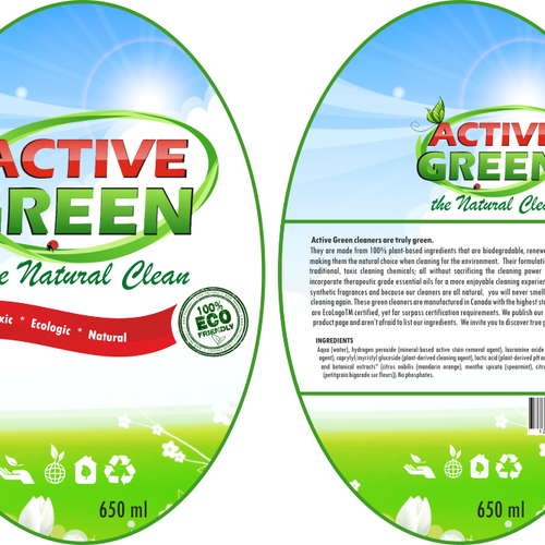 New print or packaging design wanted for Active Green Design by mariodj.ro