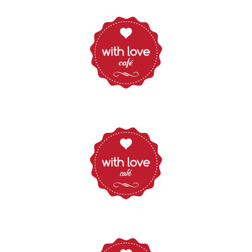 Logo for With Love Café Design by Angga Panji™