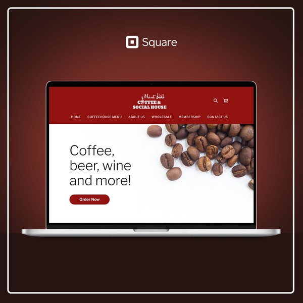 Design by Anna :-) titled "Square Online Design for Mint Hill Coffee's E-commerce Platform"