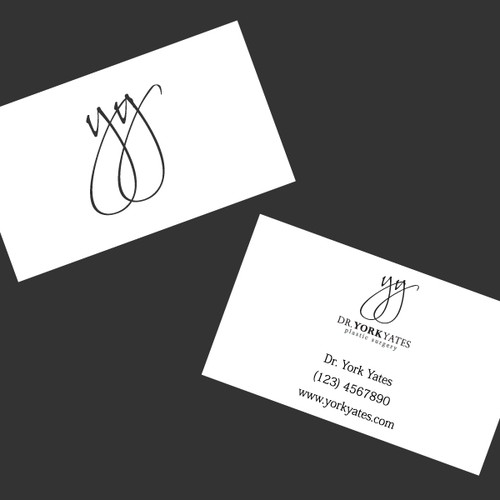 Dr. York Yates Plastic Surgery - business card Design by dpcreations
