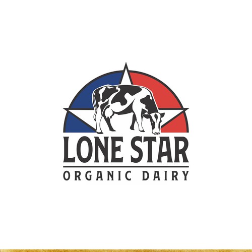 Organic Dairy In Texas - Logo Design by pinac dizajn