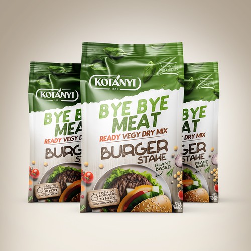 Packaging Project for International plant-based dry mix for International Herbs & Spices Company Design by Mr. Ozz