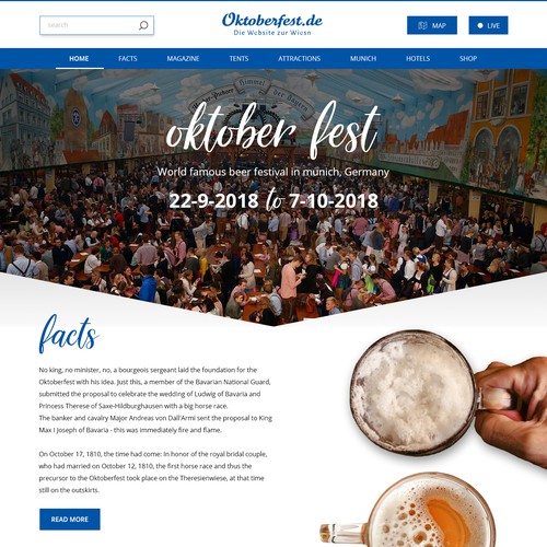 Web page design contest entry by e2infinity