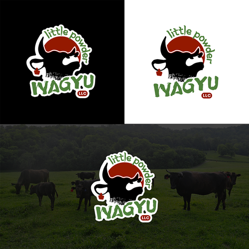 Wagyu Beef and Cattle Logo Promo Design by Ali Olof